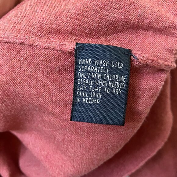 Polo Ralph Lauren Pima Cotton Sweater Mens Pink Knit V-neck Preppy Academia - Picture 3 of 7